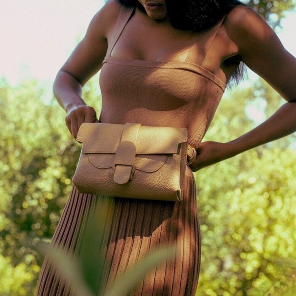 SENREVE Aria Belt / Crossbody Bag Dolce Butterscotch New - Picture 4 of 16